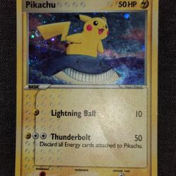 Error Holo Pop Series 5 Pikachu 