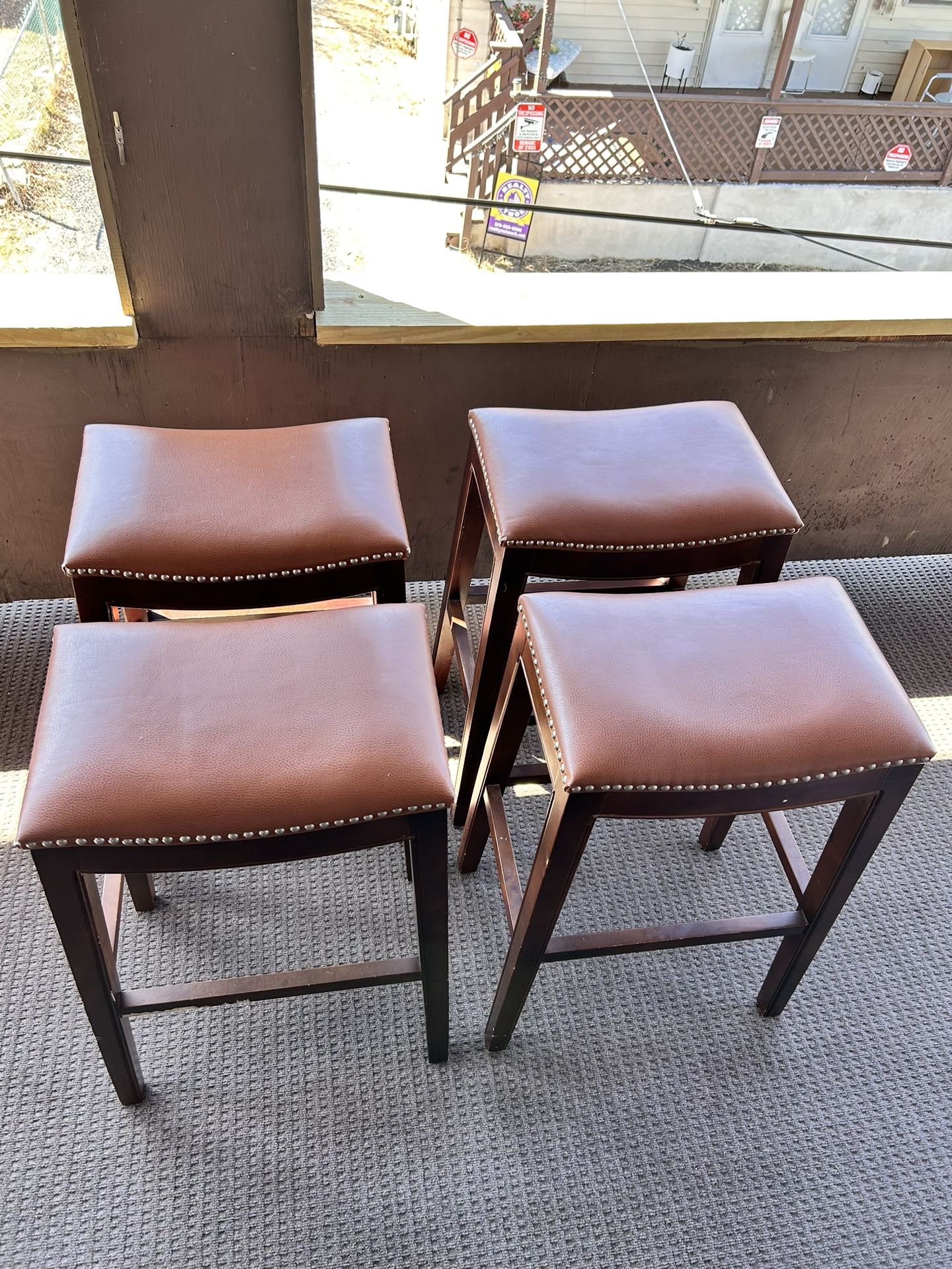 Leather Bar Stools