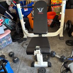 Gym Bench and leg press