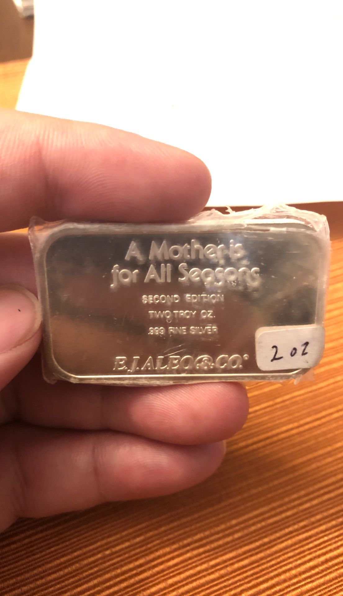 RARE 2OZ SILVER BAR “SUMMER” A MOTHER IS FOR ALL SEASONS