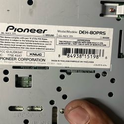 Pioneer DEH-80PRS