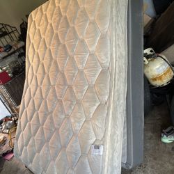 Queen Size Mattress And Box In Great Condition 