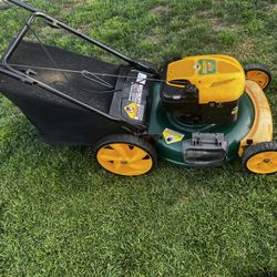 LAWN MOWER  YARD-MAN  6.5 HORSEPOWER  BRIGGS & STRATTON  RUNS VERY GOOD  New oil  new carburetor  new spark plug  new filter  NO ISSUES  
