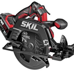 SKIL PWR CORE 20 Brushless 20V 7-1/4" 5300 RPM, Circular Saw Kit Including 4.0Ah Lithium Battery and Quick Charger-CR5440B-10