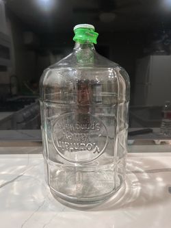 5 gallon Glass Water Jug