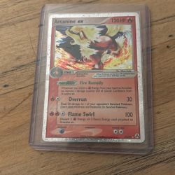 Arcanine Ex Legend Maker Holo 83/92 Pokemon Card