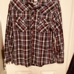 Vintage Style Wrangler Button Down Shirt 