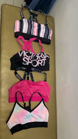 Lot of 4 Victoria Secret sports bras size M