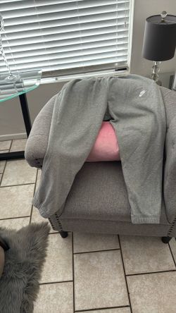 NIKE GREY SWEATS, SIZE XL