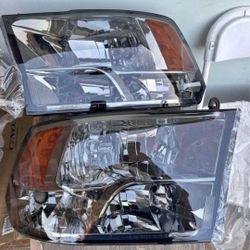 09-18 Dodge Ram Headlights Luces Micas Calaveras Faros Faroles Focos Headlamps 
