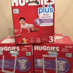 Huggies Plus Little Movers Size 3