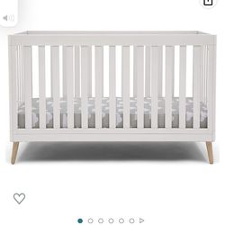 Baby Gray Crib And Changing Table , They Are Dismantled. Could Not Take Picture Of Them 