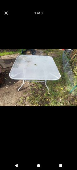 Patio table