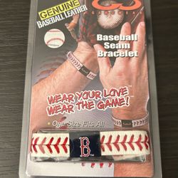 GAME WEAR Boston Red Sox baseball seam bracelet