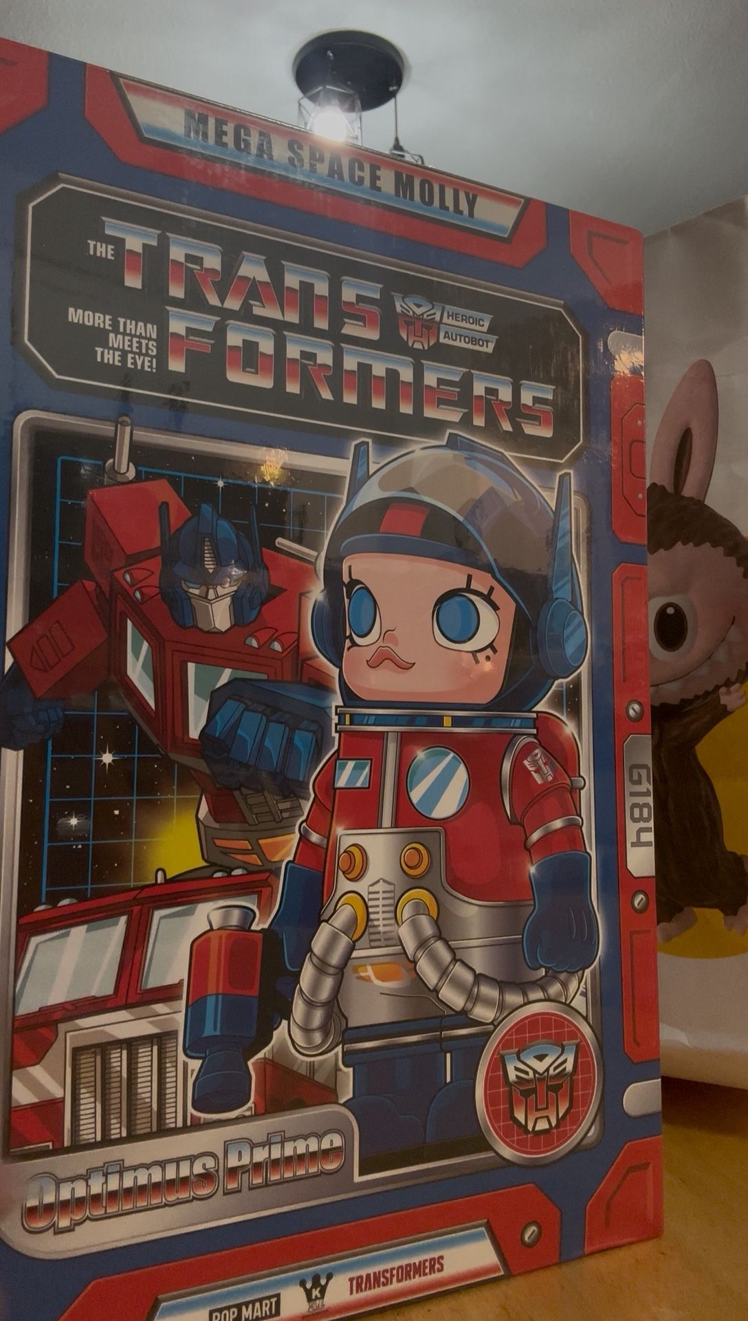 MEGA SPACE MOLLY 400% Optimus Prime ☆POPMART☆MEGA SPACE MOLLY