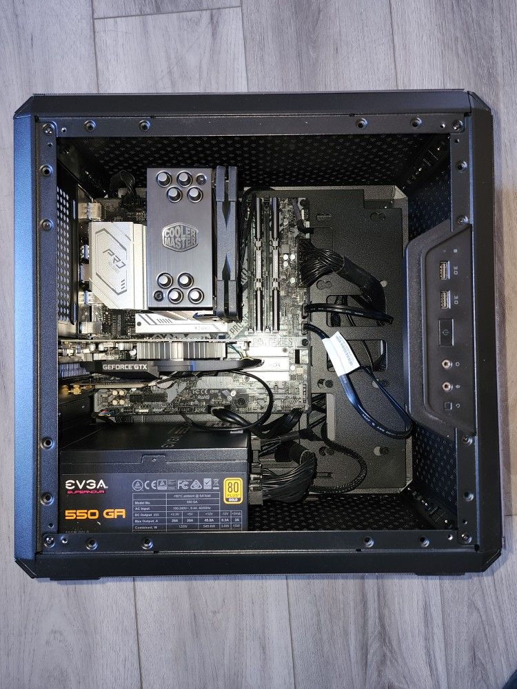 All Black Custom Gaming PC (No RGB)