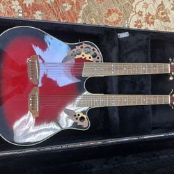 Ovation Double Neck Guitar