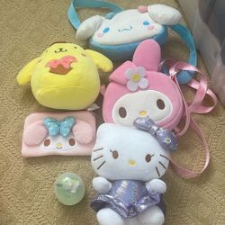 Hello Kitty Bags And Plushes