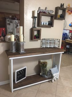Farmhouse console table