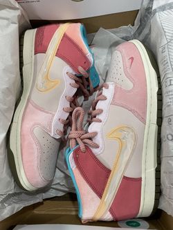 Nike Social Status Dunk Mid Free Lunch Strawberry Milk