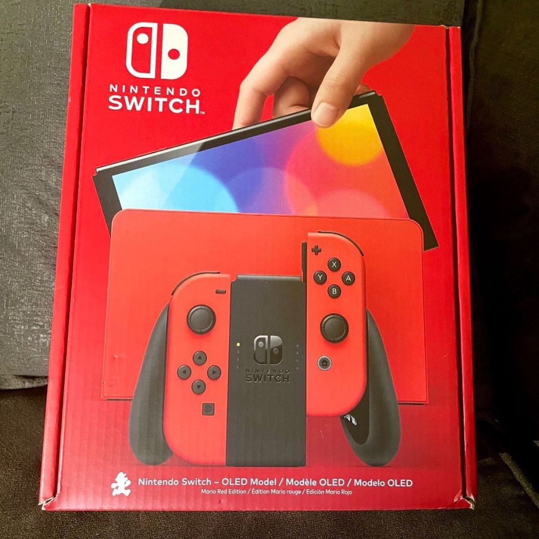 Nintendo switch Oled Brand New Sealed Mario Red Limited Edition 