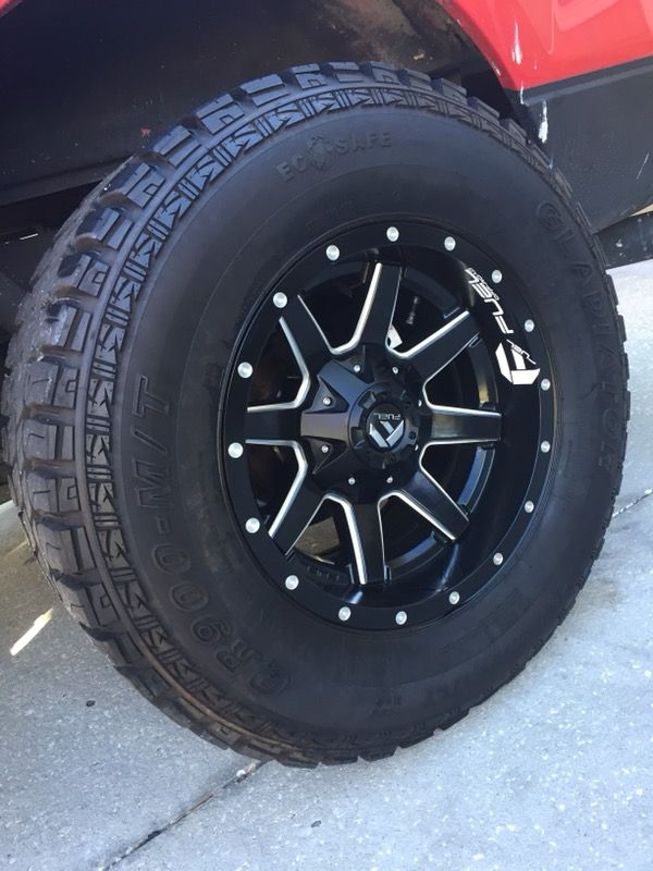 Fuel maverick 17x10 wheels