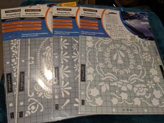 Fiskars ShapeBoss Embossing Stencil Set New