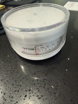 Clear Taylor Kitchen Scale / Mixing Bowl – 2.2kg Capacity