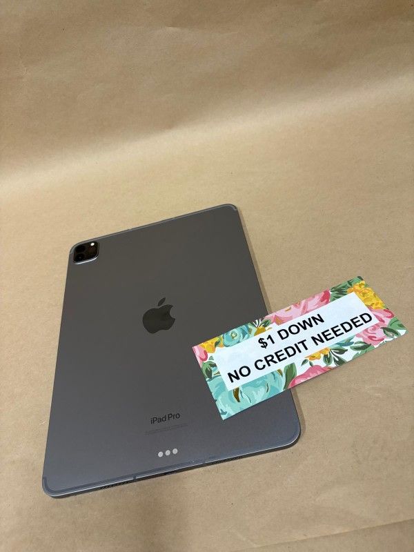 Apple IPad Pro 11 Inch 4th Gen Tablet - Only $1 Today Pay The Rest Later! 