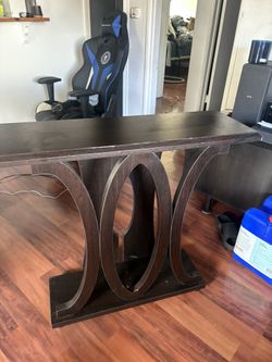 wooden table