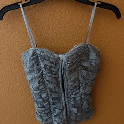lace bustier corset top