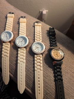 Set of 4 Geneva watches