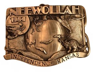 Halloween Belt Buckle Vintage
