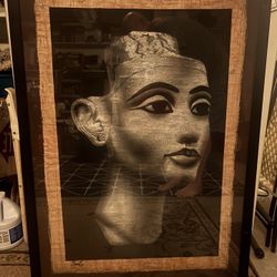 Nefertiti On Papyrus