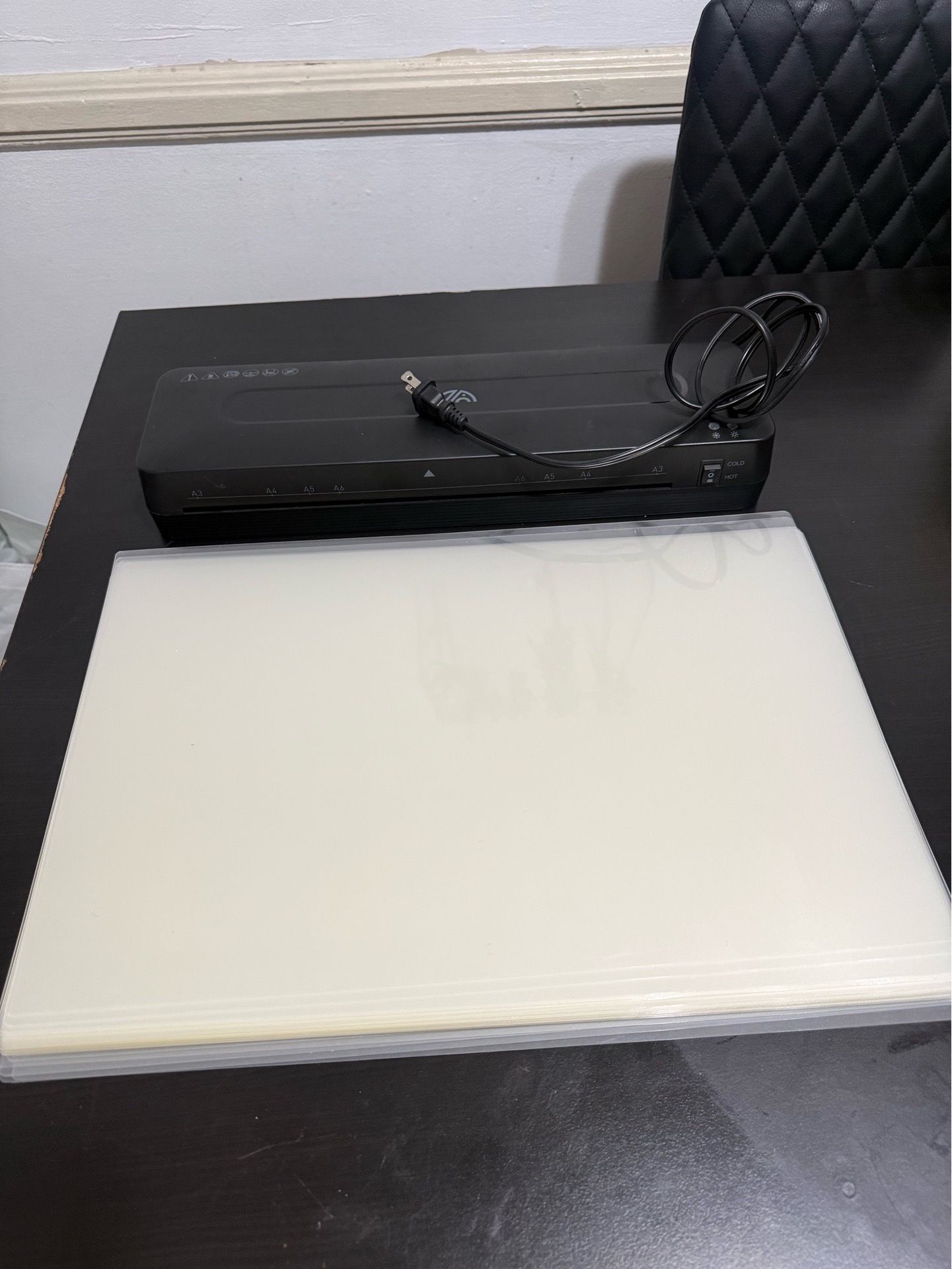 Electric laminator with 50 sheets