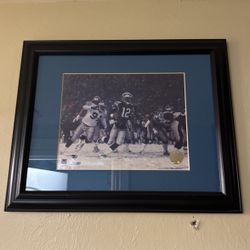 FRAMED OFFICIAL LICENSED PRODUCT NFL FOOTBALL PHOTO TOM BRADY #(contact info removed)