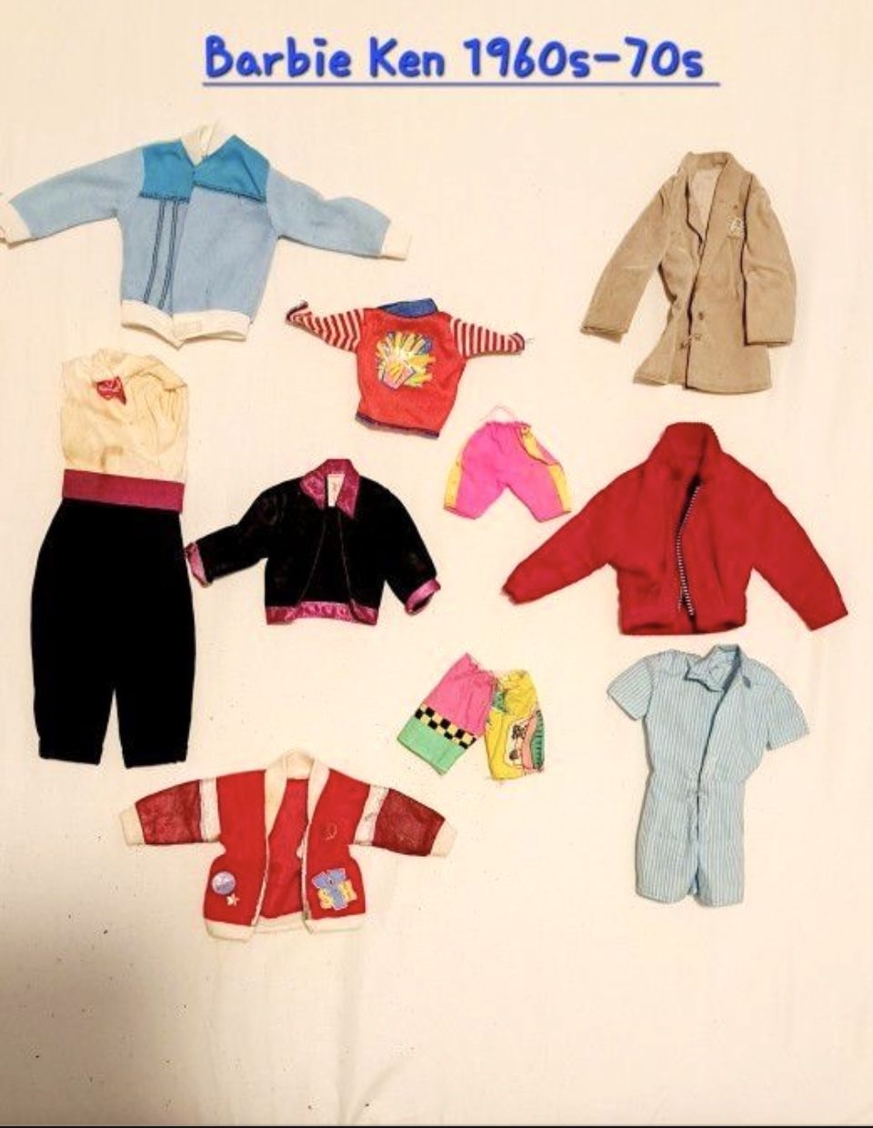 Vintage Barbie Ken Doll Clothes (1960s-1970s)