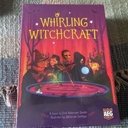 New Whirling Witchcraft Board Game Unopened 