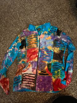 Vibrant zip up xxl