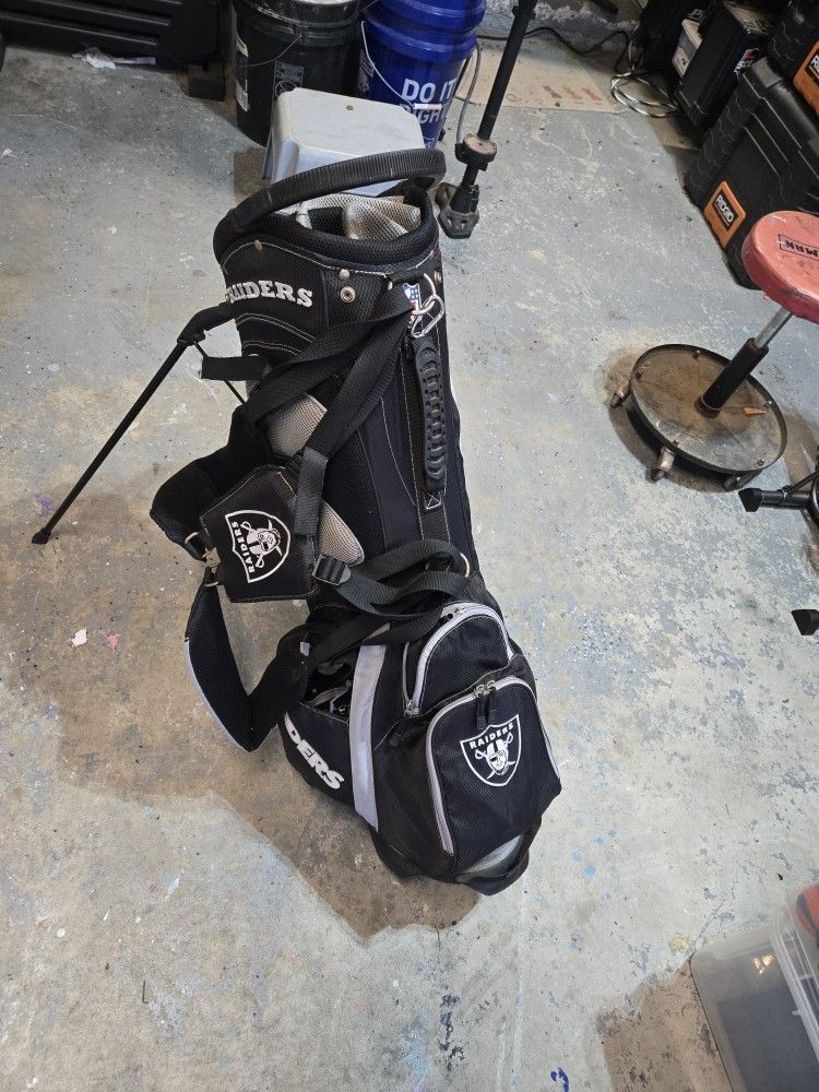 Raiders Football Golf Bag