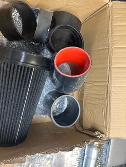 Cold  air intake kit. Filter, box