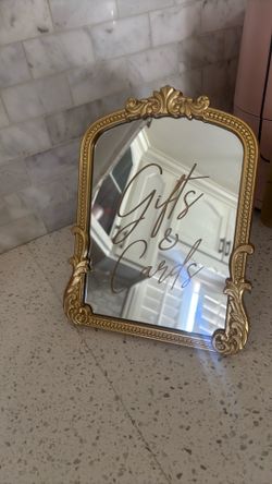 Gift and card mirror