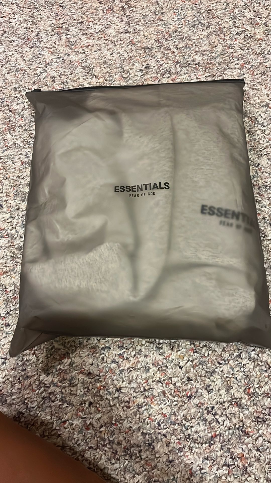 Light Oatmeal Essentials Hoodie Size Small