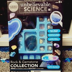 Science Squad Unbelievable Science Rock & Gemstone Collection Set