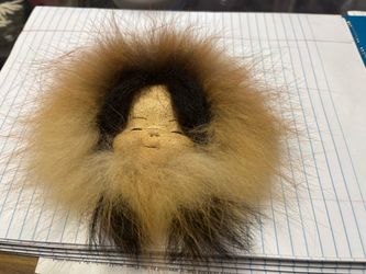 Handmade Eskimo Inuit Fur Doll