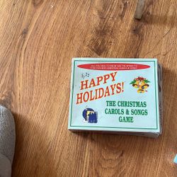 Happy Holidays Christmas Carole And Songs Game