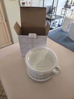 Mug...Soup Bowl...Large..Temptations...Oven, Freezer, Microwave Safe..New In Box