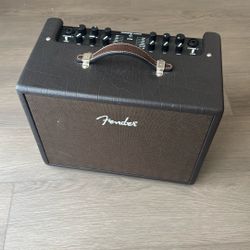 Fender Acoustic Junior Amp And Fender Pedal