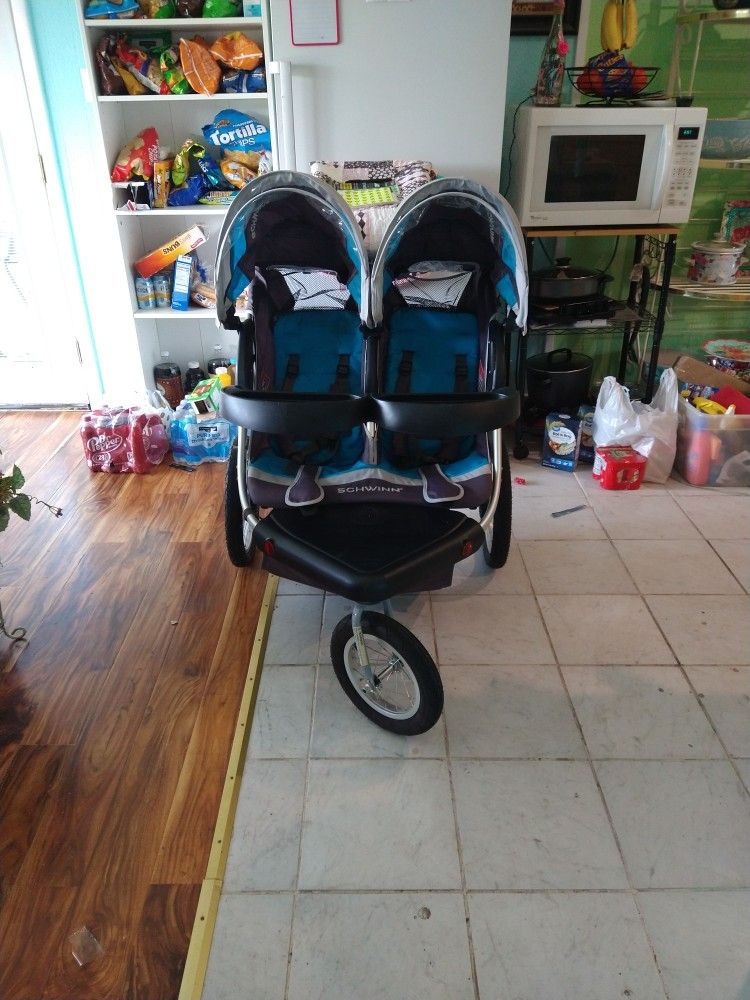 Schwinn Double Jogging Baby Stroller 