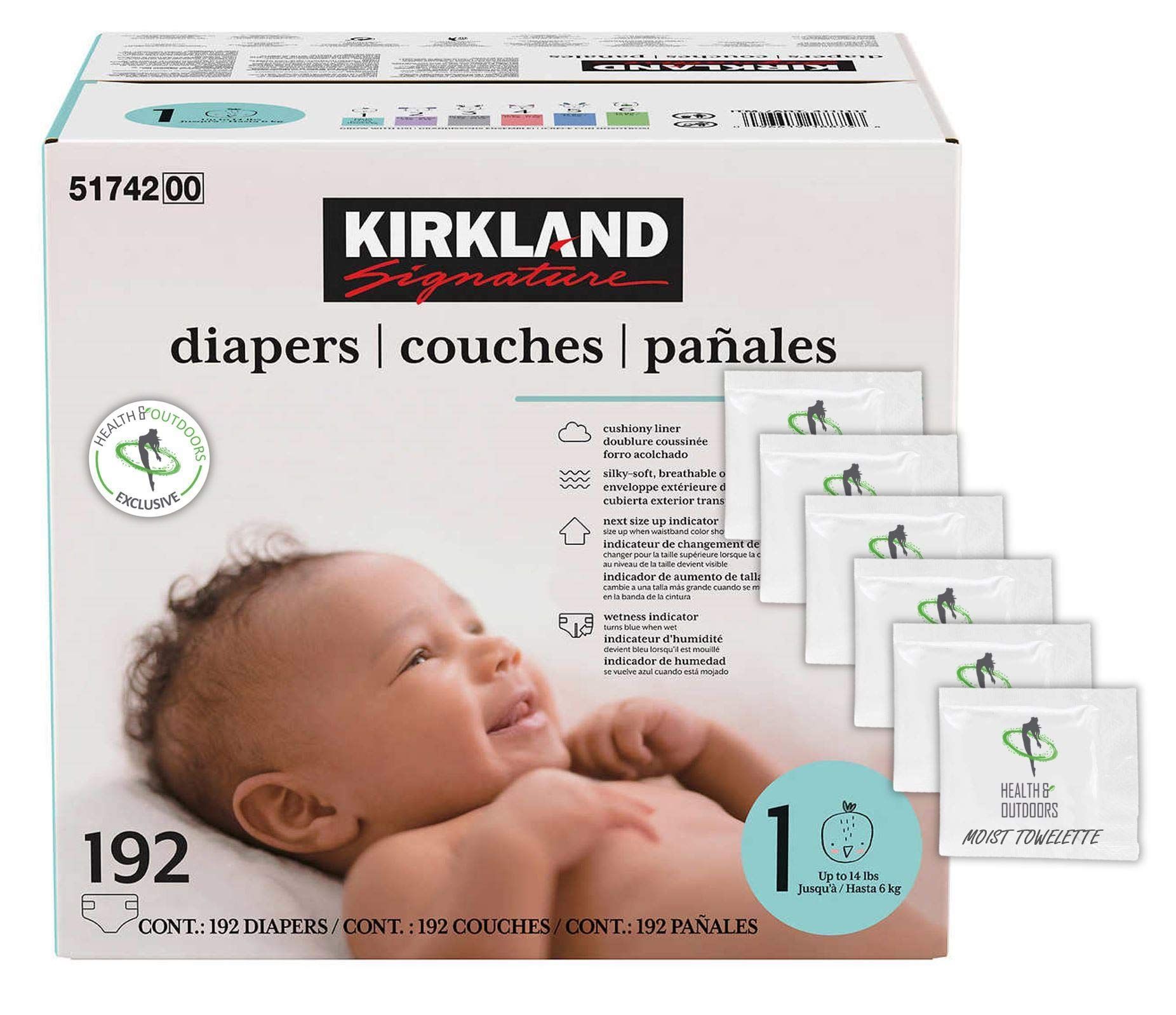 Kirkland Signature Diapers Size 1